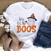 Here For The Boos Wine Lover Halloween Tシャツ