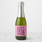 Here for the Booze スパークリングワインラベル (正面)