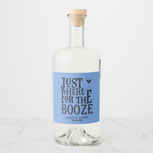 Here for the Booze リキュールボトルラベル (正面)