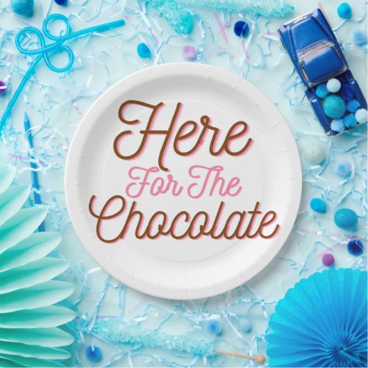 Here for the Cholate ペーパープレート (パーティー)
