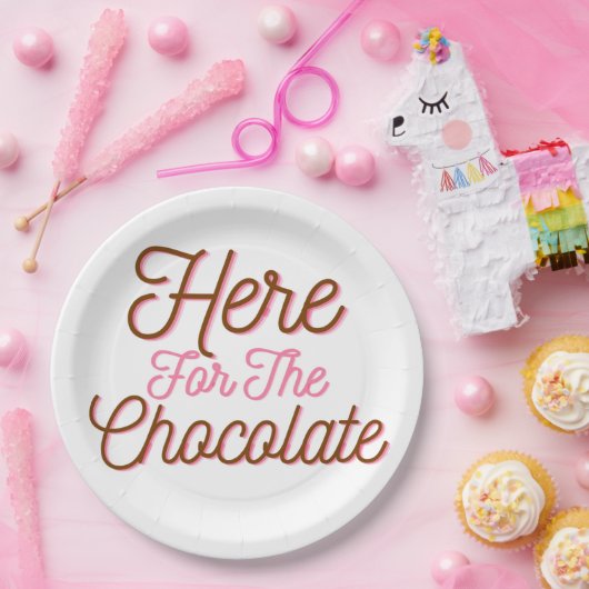 Here for the Cholate ペーパープレート (パーティー)