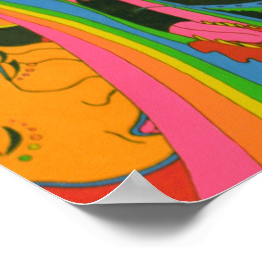 HERE GIRAFFE 11X17プリント ポスター (角)