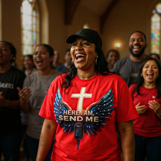 Here I Am, Send Me Tシャツ