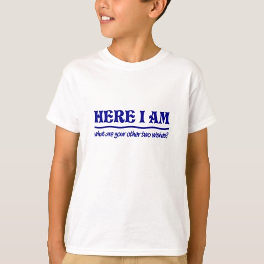Here I Am shirt – 選択スタイル&カラー Tシャツ (正面)