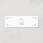 Here I am to Slim Calling / Business Cards コーリングカード (裏面)