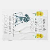 'Here in the South' Kitchen Towel キッチンタオル (横)