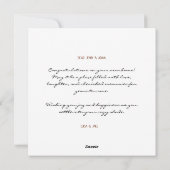 Here is a little toast to your new home シーズンカード (裏面)