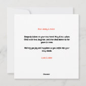 Here is a little toast to your new home シーズンカード (裏面)