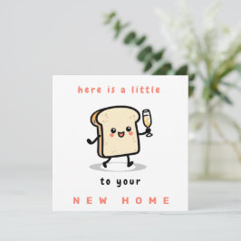 Here is a little toast to your new home シーズンカード