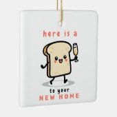 Here is a little toast to your new home セラミックオーナメント (右)