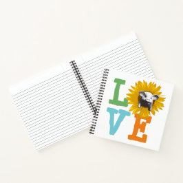 Here is my LOVE by Sunflower Piggy ノートブック