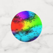 「Here is the Color」テーブルの紙吹雪 コンフェッティ (スモール正面)