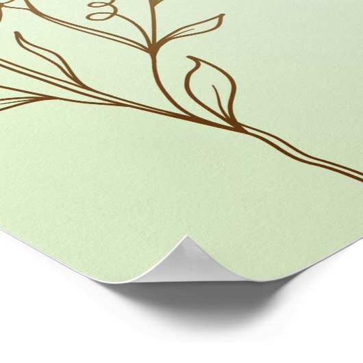 Here is the translation: ポスター (角)