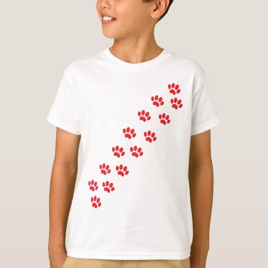 Here Kitty Cat Paws Tシャツ (正面)