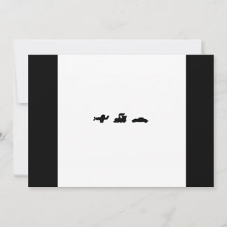 Here, There, and Everywhereブライダルシャワー 招待状