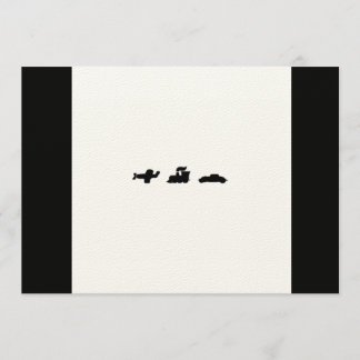 Here, There, and Everywhereブライダルシャワー 招待状