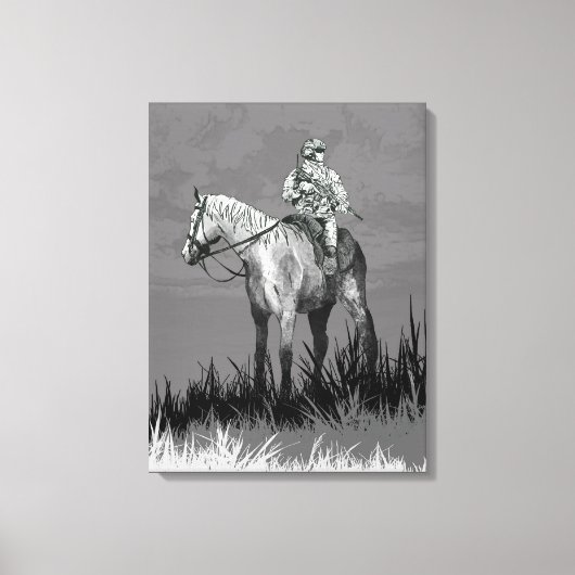 Here There Be Knights"アートプリントby Jaime Munt キャンバスプリント (正面)