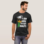 Here To Get Nauti Cruise Boat Upside Down Pineappl Tシャツ (正面フル)