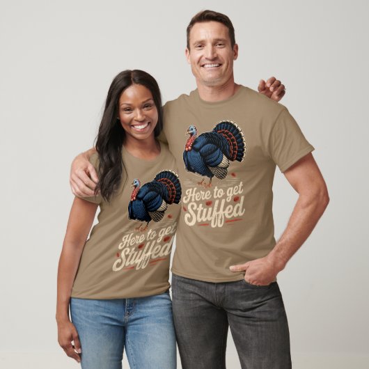 Here to Get Stuffed Tシャツ (ユニセックス)