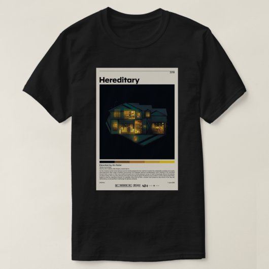 Hereditary Ari Aster, Minimalist Movie Poster, Vi Tシャツ (デザイン正面)