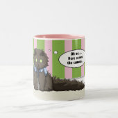 Hereeeeの子猫子猫子猫子猫 ツートーンマグカップ (中央)