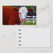 HEREFORDのビーフの名刺 名刺 (正面/裏面)