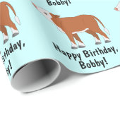 Herefordの子牛のハッピーバースデー ラッピングペーパー (ロールコーナー)