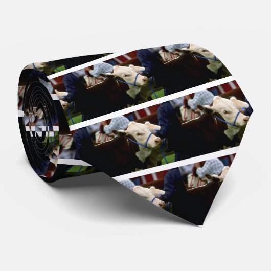 Herefordの牛 ネクタイ (ロール)