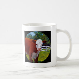 HEREFORDの雌牛牛芸術 コーヒーマグカップ