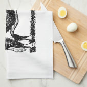 Hereford牛 キッチンタオル (四つ折り)