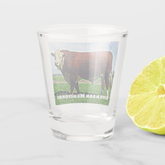 Hereford Bull ショットグラス (裏面)