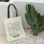 Hereford, Herefordshire City Map Tote Bag トートバッグ