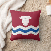 Herefordshire国旗（イギリス郡） クッション (ブランケット)