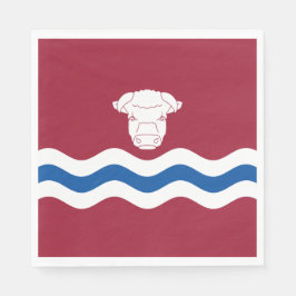 Herefordshire国旗（イギリス郡） スタンダードランチョンナプキン