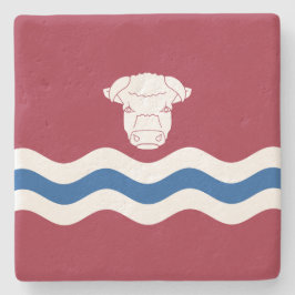 Herefordshire国旗（イギリス郡） ストーンコースター