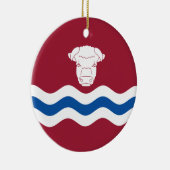 Herefordshire国旗（イギリス郡） セラミックオーナメント (右)