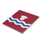 Herefordshire国旗（イギリス郡） タイル (側面)