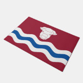 Herefordshire国旗（イギリス郡） ドアマット (アングル)