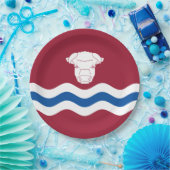 Herefordshire国旗(イギリス郡) ペーパープレート (パーティー)