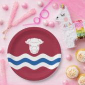 Herefordshire国旗(イギリス郡) ペーパープレート (パーティー)