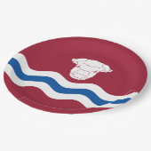 Herefordshire国旗(イギリス郡) ペーパープレート (アングル)