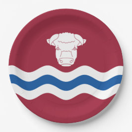 Herefordshire国旗（イギリス郡） ペーパープレート