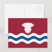 Herefordshire国旗（イギリス郡） ポストカード (正面/裏面)