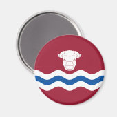 Herefordshire国旗（イギリス郡） マグネット (正面/裏面)