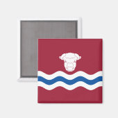 Herefordshire国旗（イギリス郡） マグネット (正面/裏面)