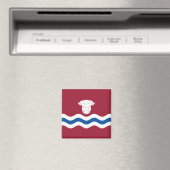 Herefordshire国旗（イギリス郡） マグネット (インサイチュ (食洗機))