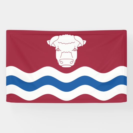 Herefordshire国旗（イギリス郡） 横断幕 (横)