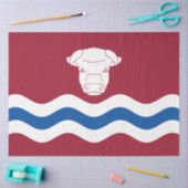 Herefordshire国旗（イギリス郡） 薄葉紙 (クラフト)