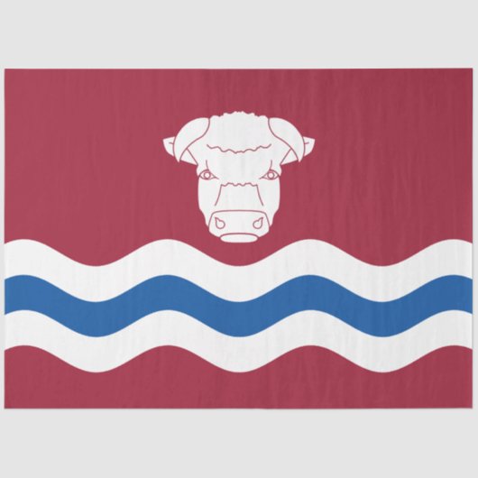 Herefordshire国旗（イギリス郡） 薄葉紙 (正面)