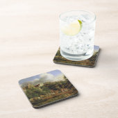 Herengracht、アムステルダム(パネルの油) コースター (右側)